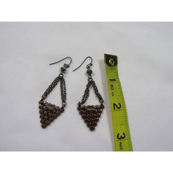 Chico's Bead Rhinestone Chandelier Bead Dangly Rustic Whimsygoth Chain Cottage - Picture 6 of 6